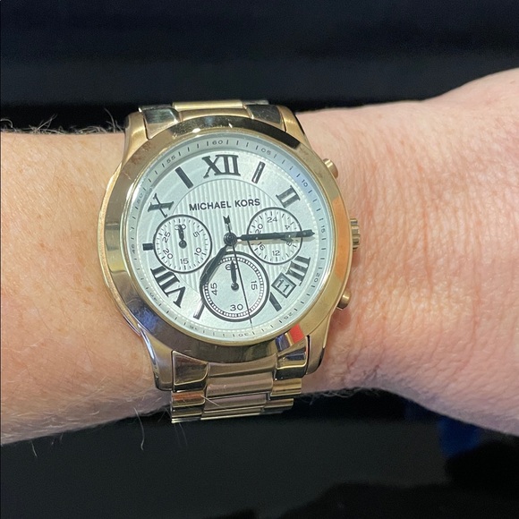 Michael Kors Accessories - Michael Kors Chronograph Goldtone Women's Watch